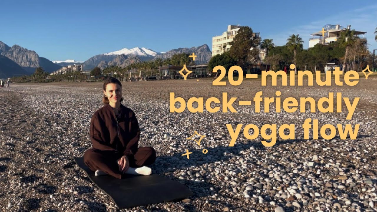Morning Yoga on the Beach | Gentle & Back-Friendly Flow