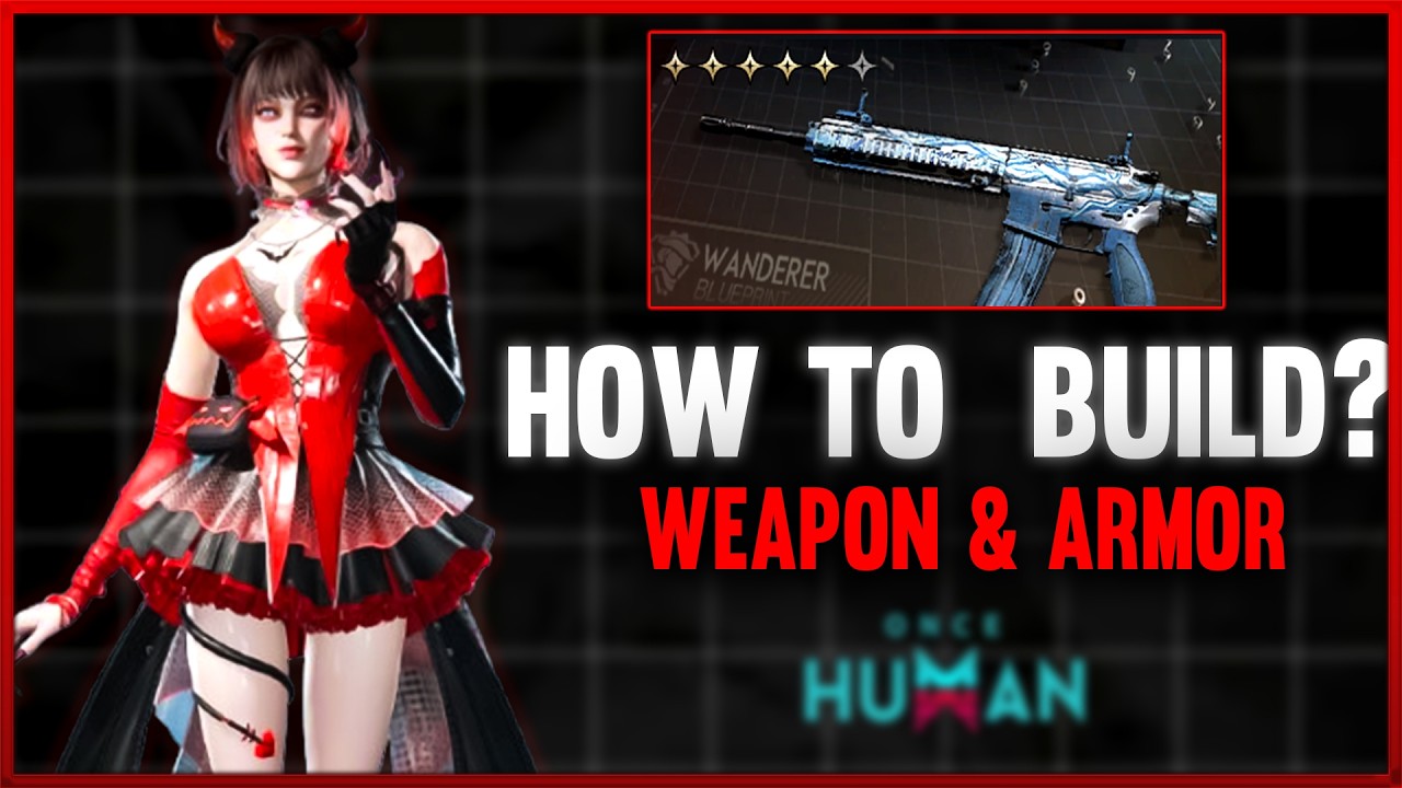 BEST ENDGAME BEGINNER M416 SILENT ANABASIS FROST VORTEX BUILD GUIDE - ONCE HUMAN