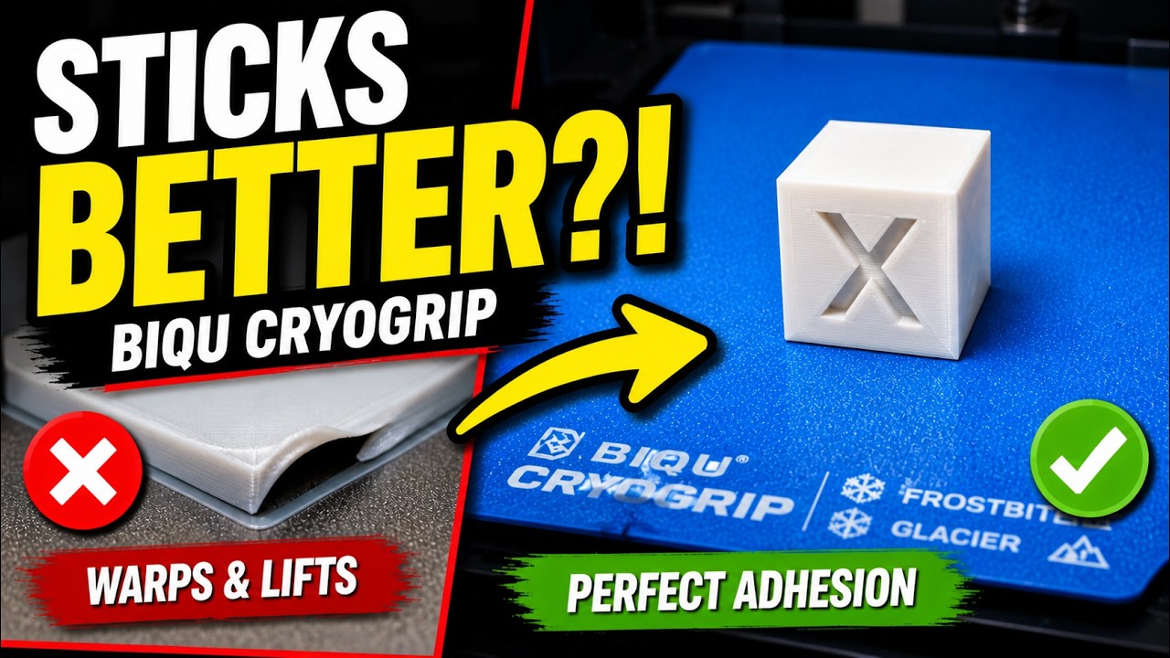 Biqu Cryogrip Frostbite and Glacier build plates