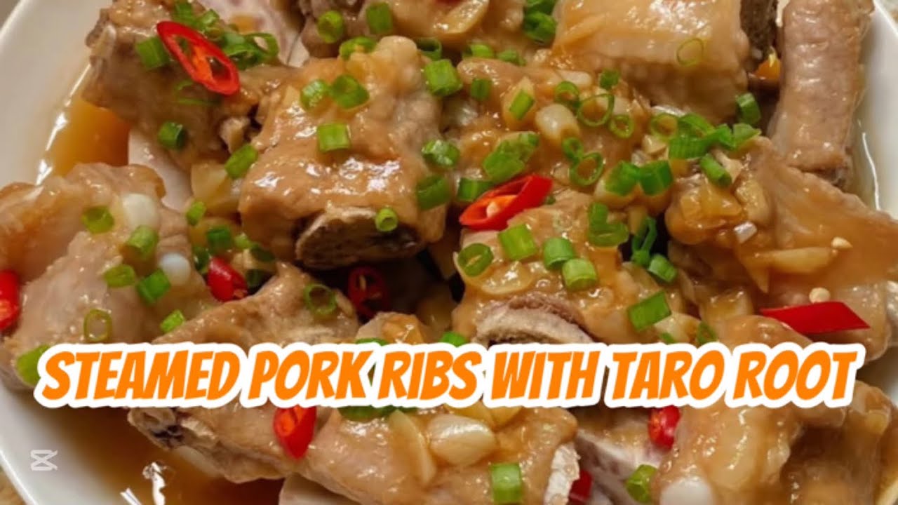 Steamed Pork Ribs with Taro Root 
