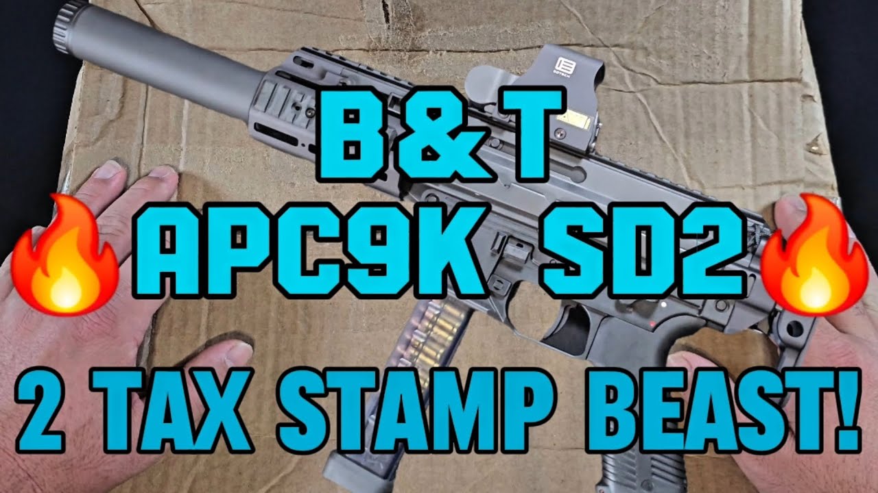B&T APC9K SD2 First Look - Integrally Suppressed SBR
