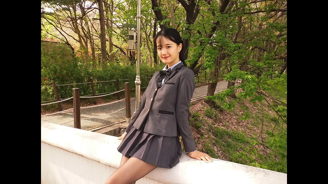 벚꽃이 지나간 자리 C-LOG3 교복컨셉 촬영