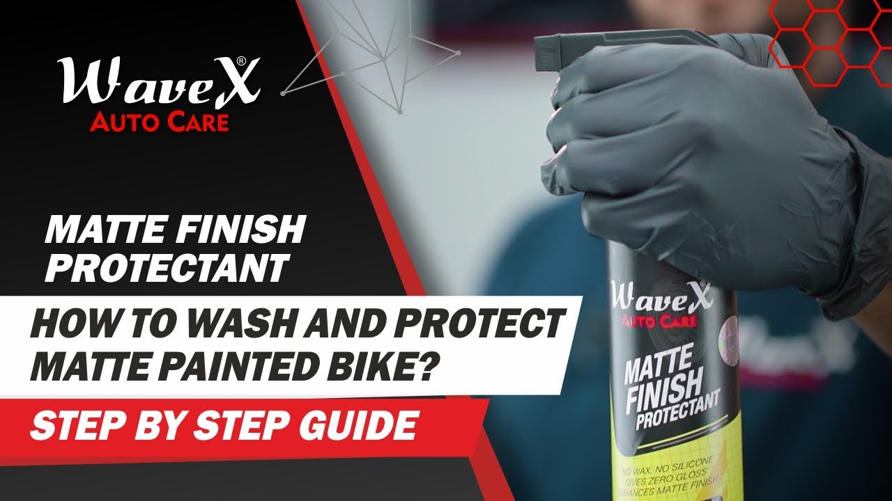 How to Wash and Maintain Matte Paint Bike | Matte Finish Protectant | Wavex Auto Care