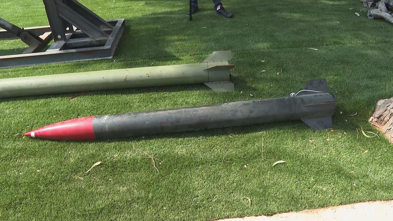 Israeli military displays weapons and equipment used by Hamas in the October 7 attack