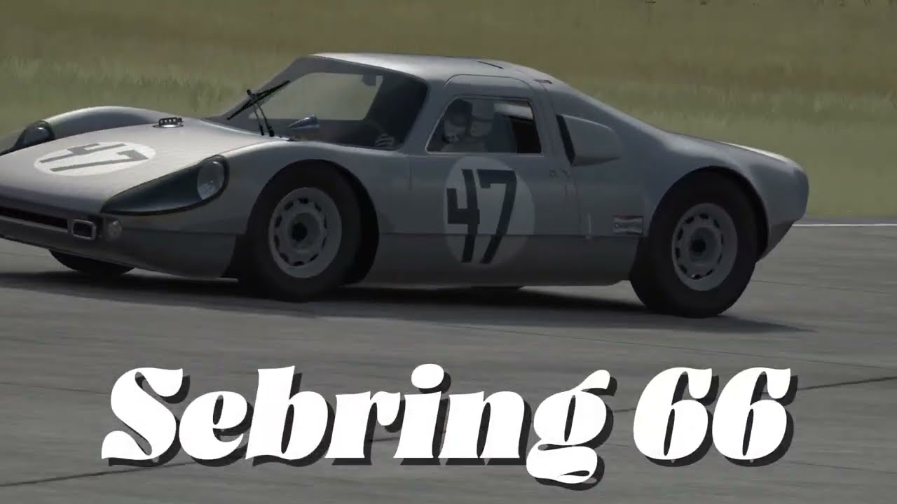 Sebring 1960s | track camera preview (camtool) | porshe 904 testing |  Assetto Corsa