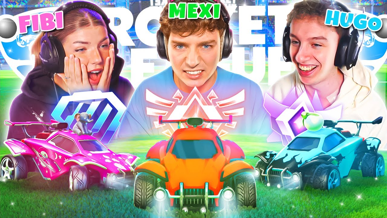 HUGO, FIBI und MEXI werden CHAMPIONS? 😱🔥 | Rocket League