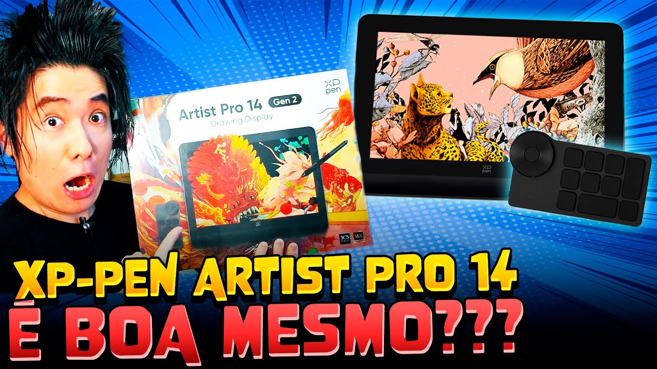 XP-Pen Artist PRO 14 Gen 2 Mesa Display: Análise Completa Review - Sketch Crás