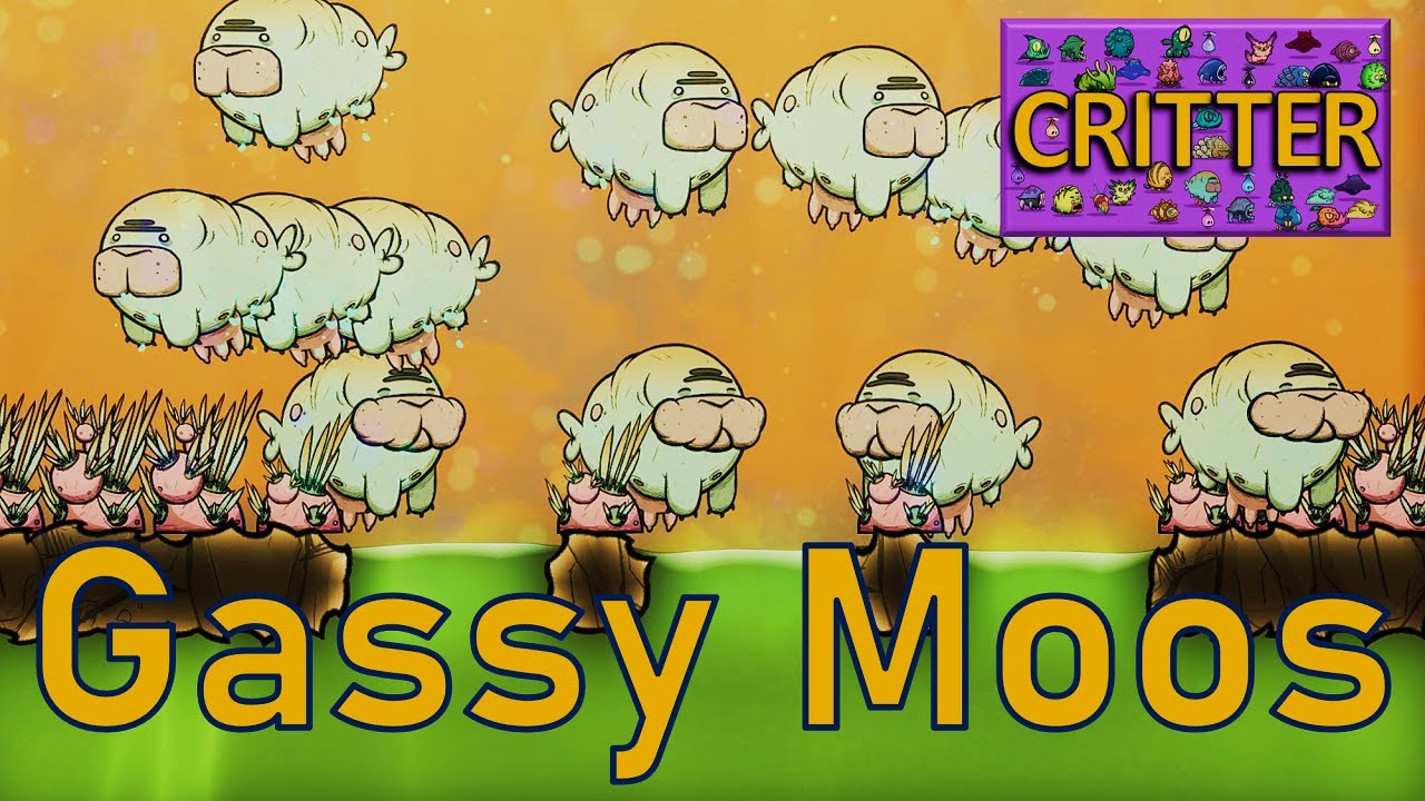 Oxygen Not Included - Critter Tutorial Bites - Gassy Moos