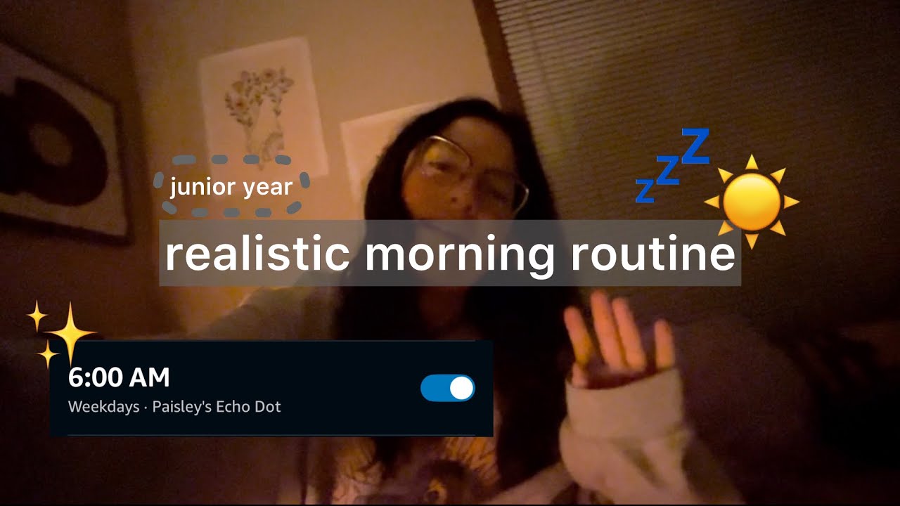 6 AM high school morning routine | junior year vlog