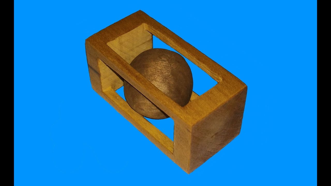 Как вырезать ШАР В КЛЕТКЕ #1/ Wood carving Ball in Cage