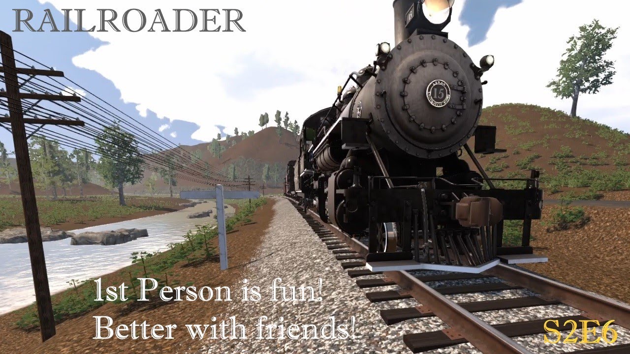 Railroader S&TV S2E6, Еще одна перестановка поездов от первого лица с друзьями на главной линии!