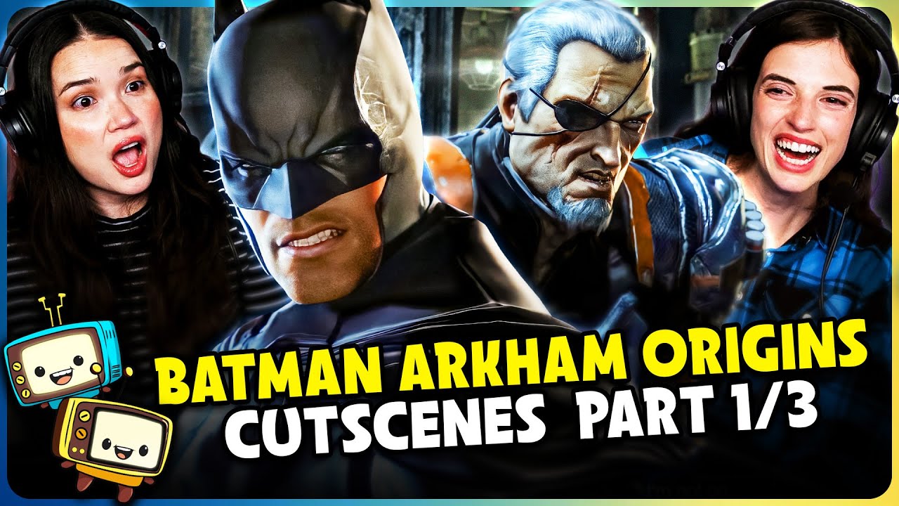 BATMAN: ARKHAM ORIGINS CUTSCENES (PART 1/3) REACTION! | Gamer's Little Playground