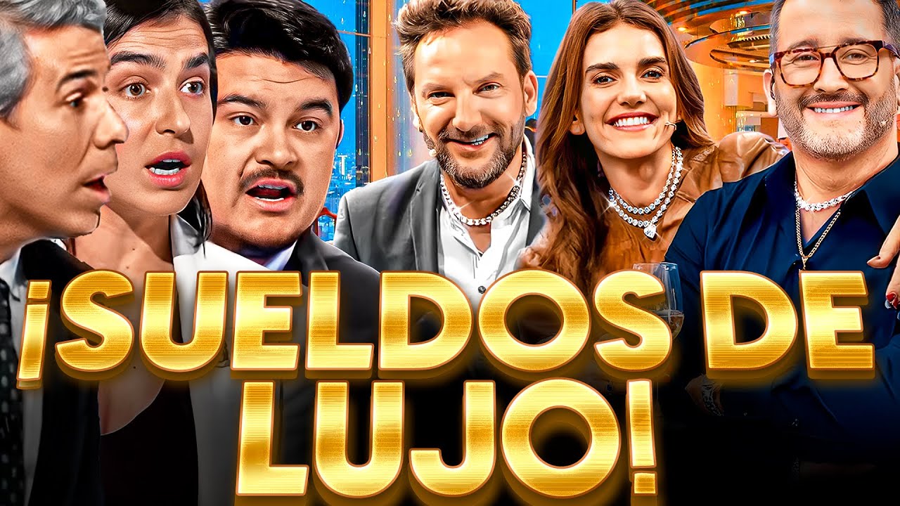 ¡DE LUJO! REVELAN MILLONARIOS SUELDOS de 13 ROSTROS de TVN