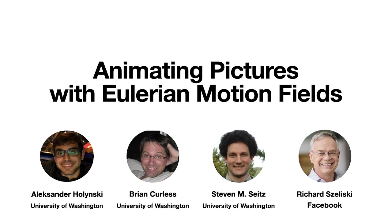 Animating Pictures with Eulerian Motion Fields