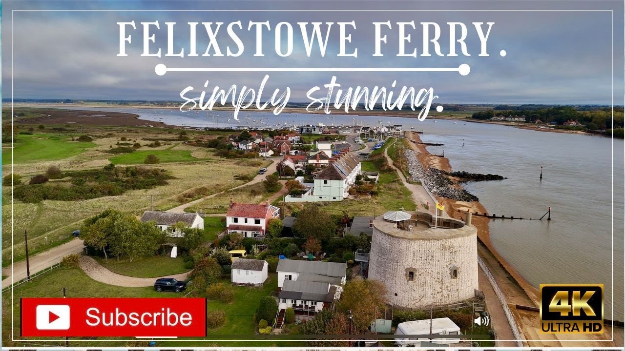 Felixstowe Ferry from Above | Peaceful Suffolk Coast & Estuary in Glorious 4K Drone Views
