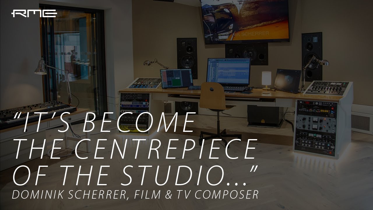 Inside TV Composer Dominik Scherrer's Recording Studio | RME M-1620 Pro