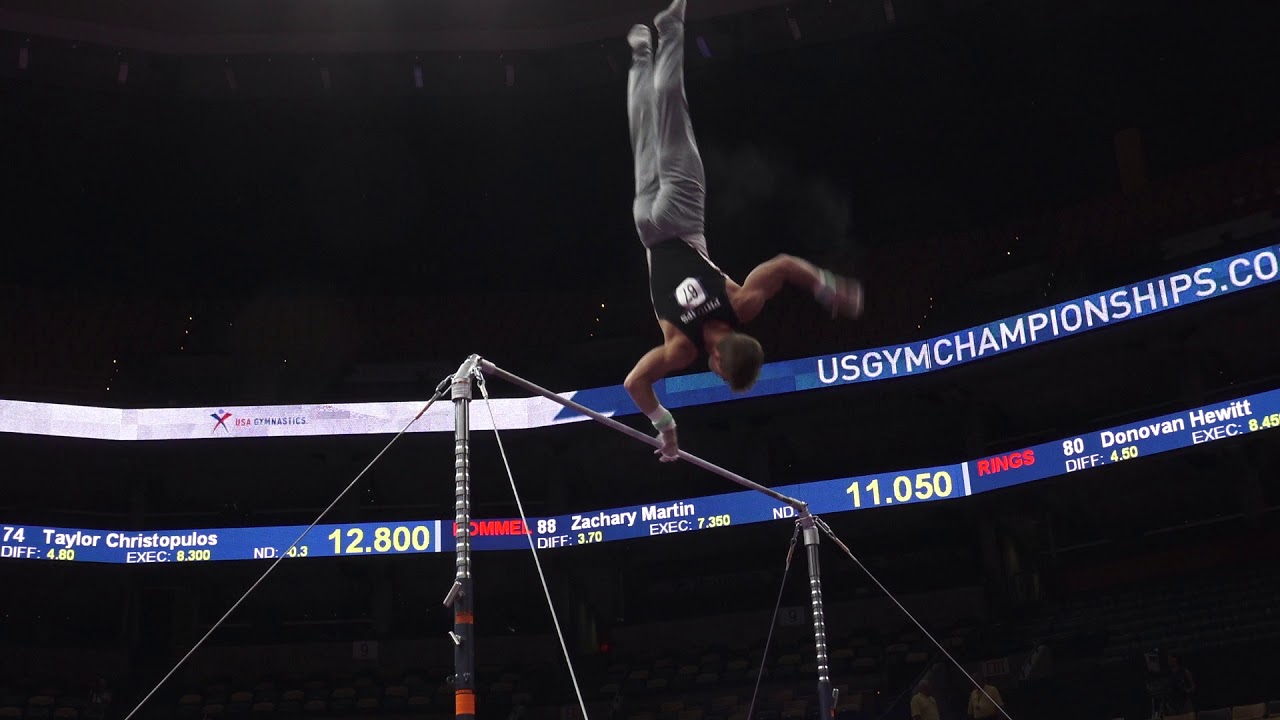 Curran Phillips - High Bar - 2018 U.S. Gymnastics Championships - Junior Men Day 2