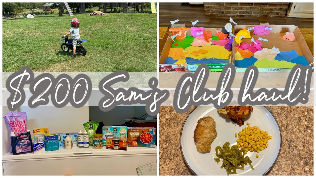 $200 SAM'S CLUB HAUL & A FULL DAY OF SCHOOL