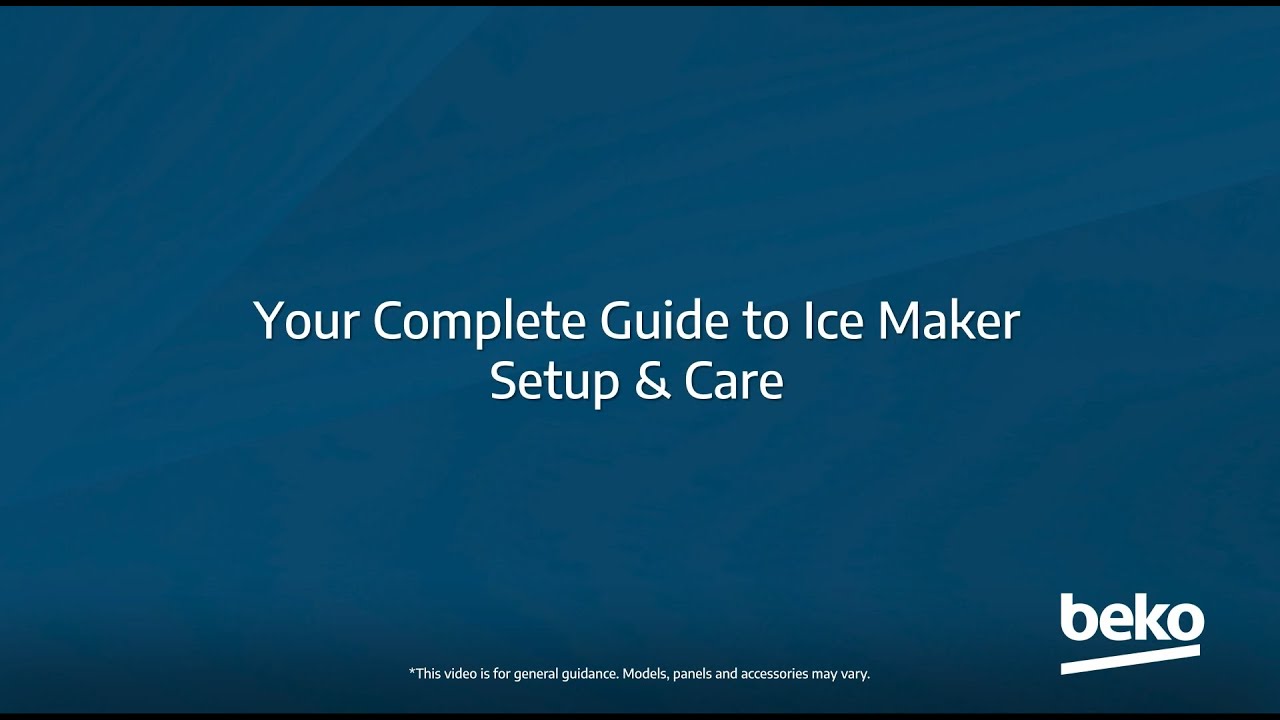 Your Complete Guide to Ice Maker Setup & Care