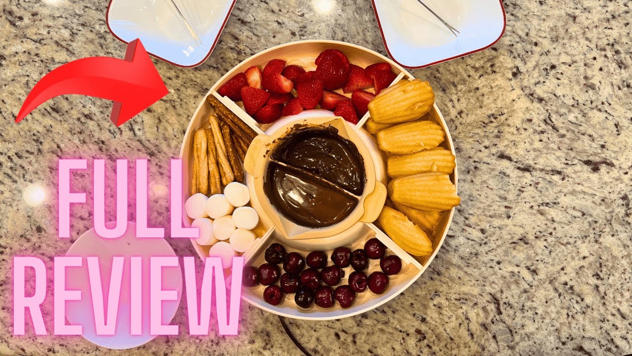 LUSHYUM Chocolate Fondue Set Review – Romantic & Family-Friendly Dessert Maker 
