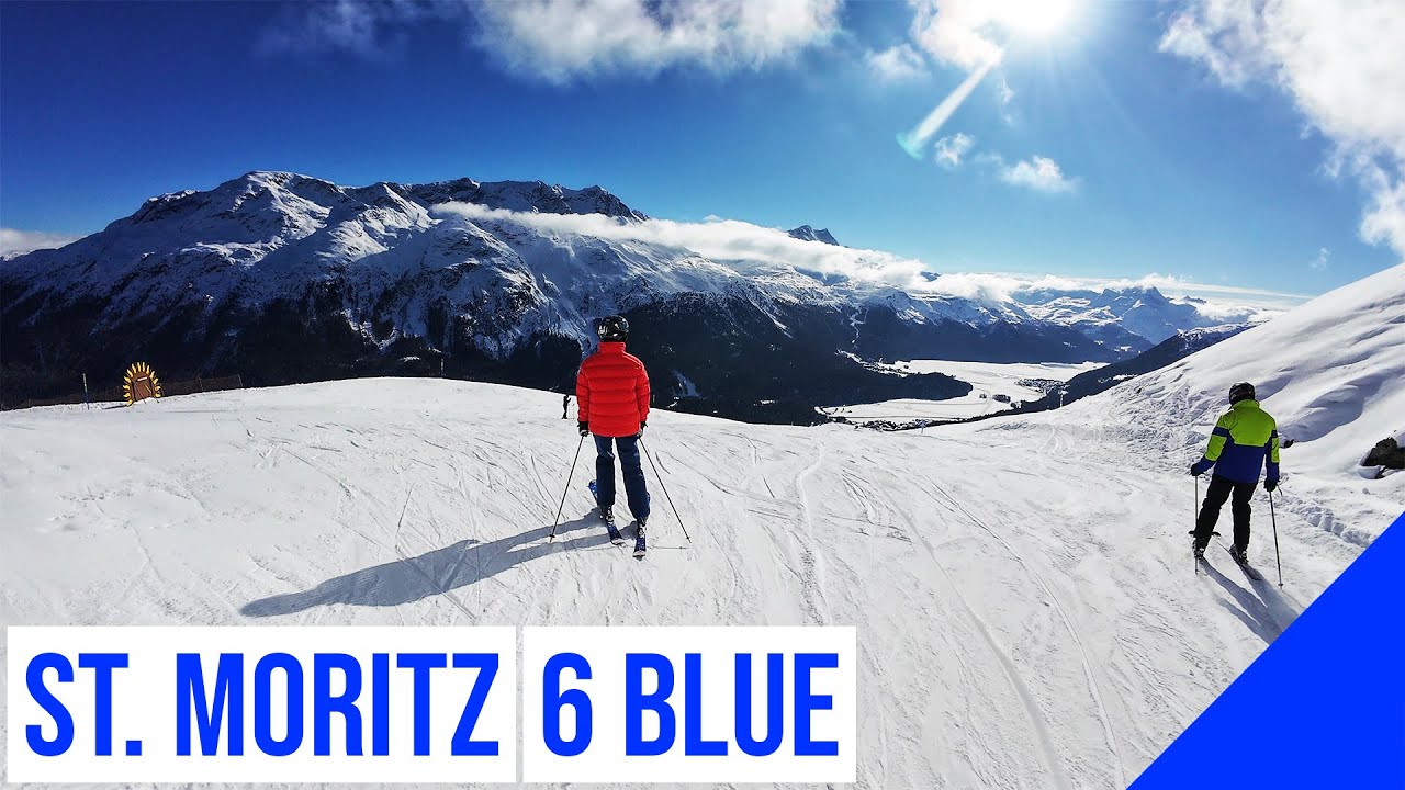 St. Moritz, 6 🔵 BLUE - BLAU (Munt da San Murezzan - Salastrains, Foggy Day) #1 🇨🇭