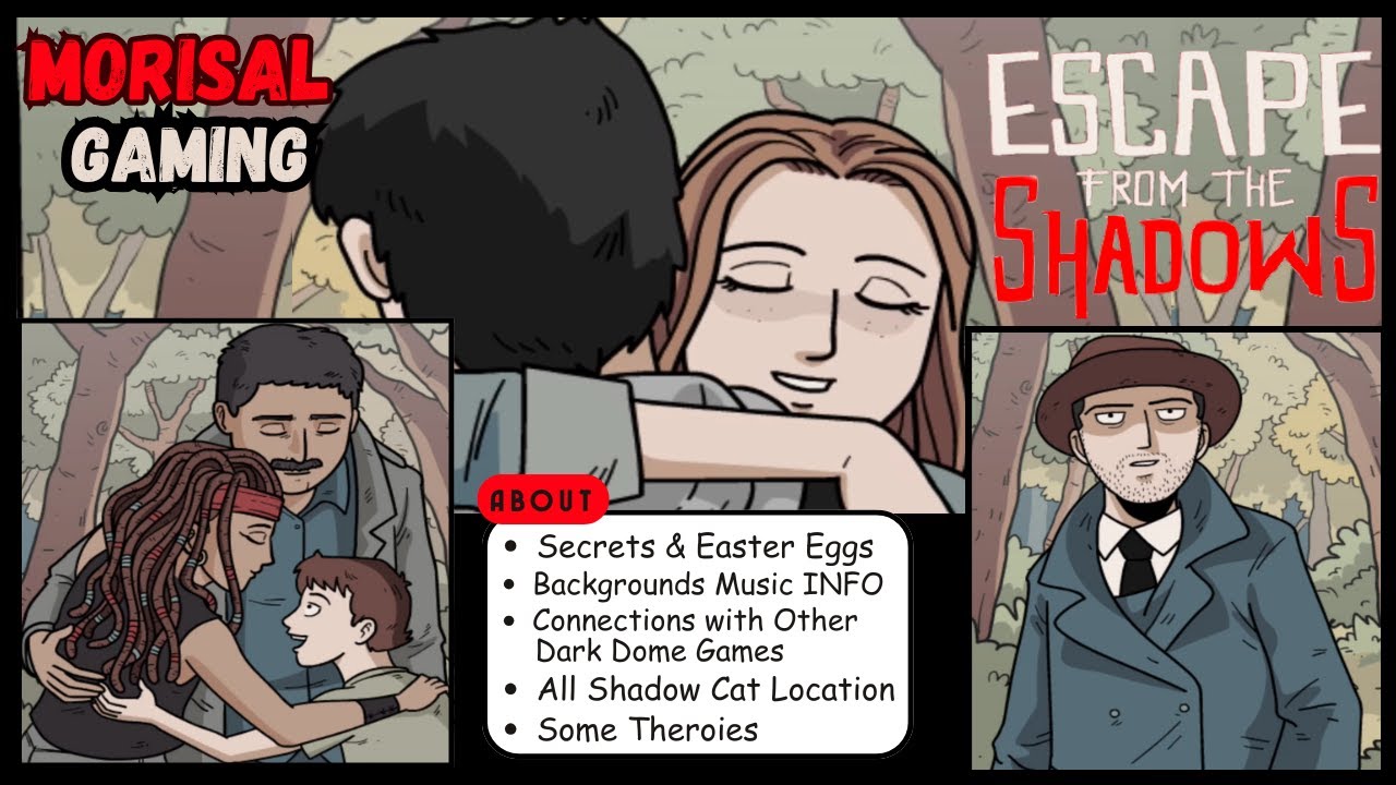 Escape From The Shadows Secrets, Connection, 10 Cat Location, OST Info, Theories | Morisal Gaming