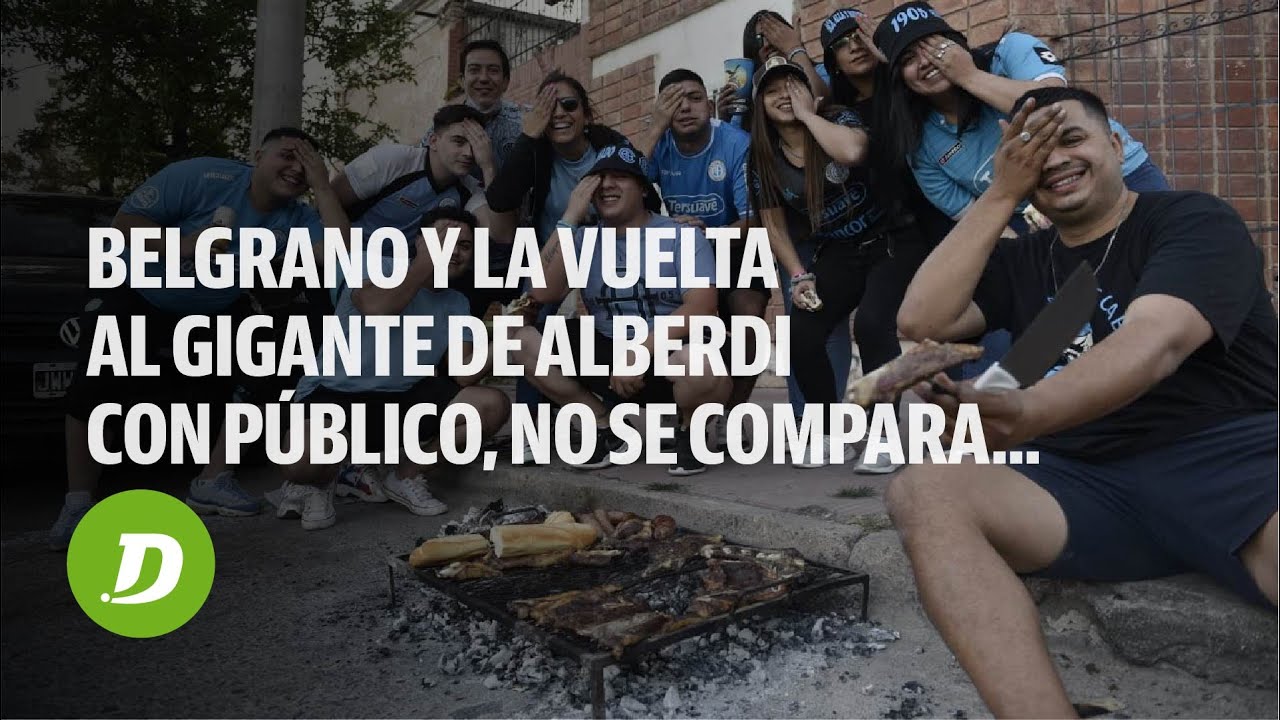 Belgrano y la vuelta al Gigante de Alberdi con público, no se compara...