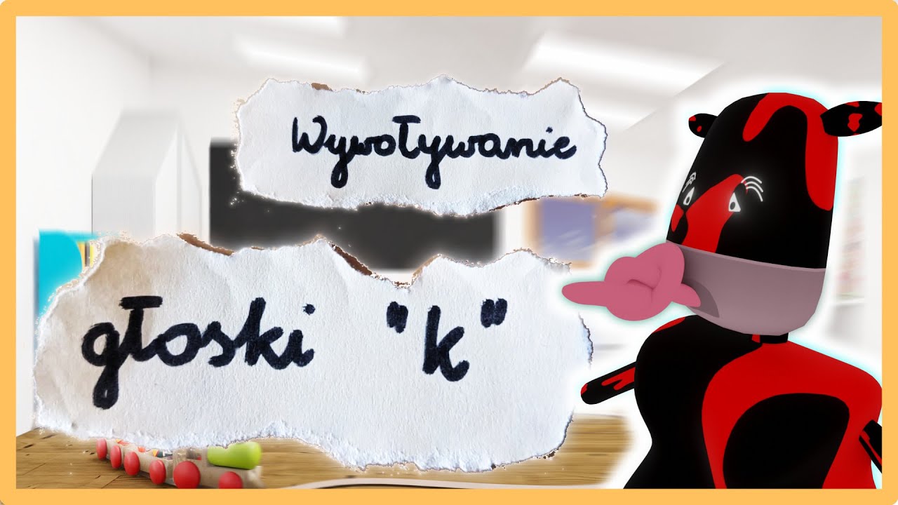 AKADEMIA LOGOPEDY  🐮  - wywoływanie głoski 'k' 👀