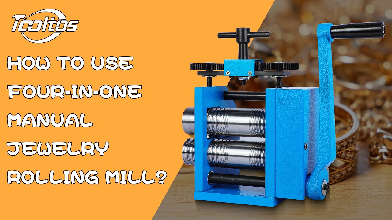 How to use a four-in-one manual jewelry rolling mill?