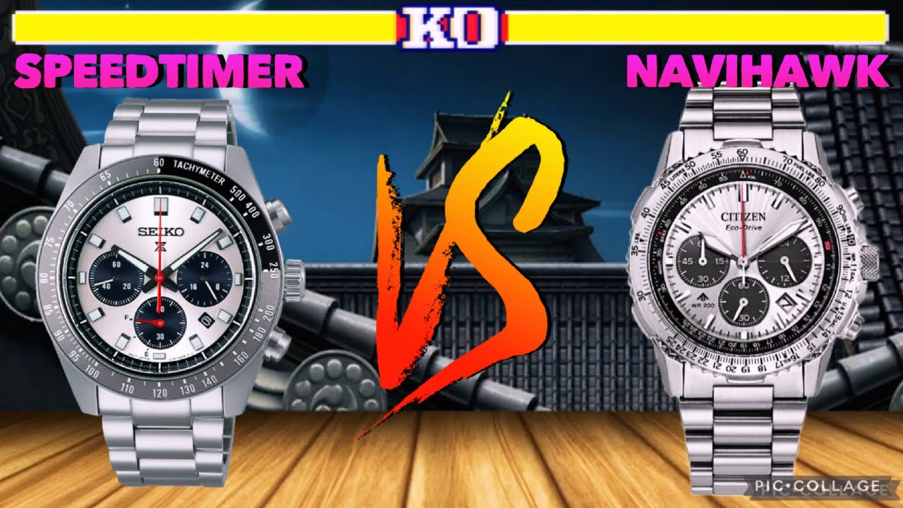 Seiko Speedtimer VS Citizen Navihawk - FIGHT!