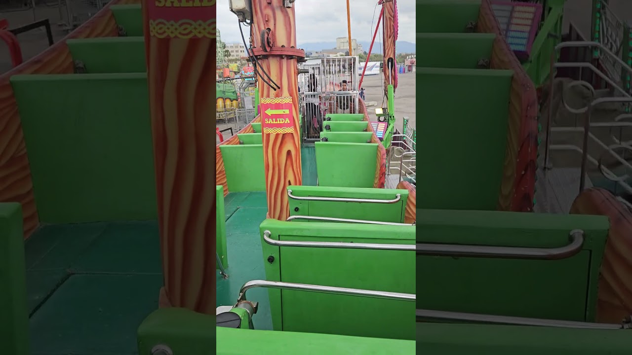Vikingo XXL Schiffschaukel Onride *Fira del Ram* Kirmes Mallorca 2025 #shorts #kirmes #mallorca