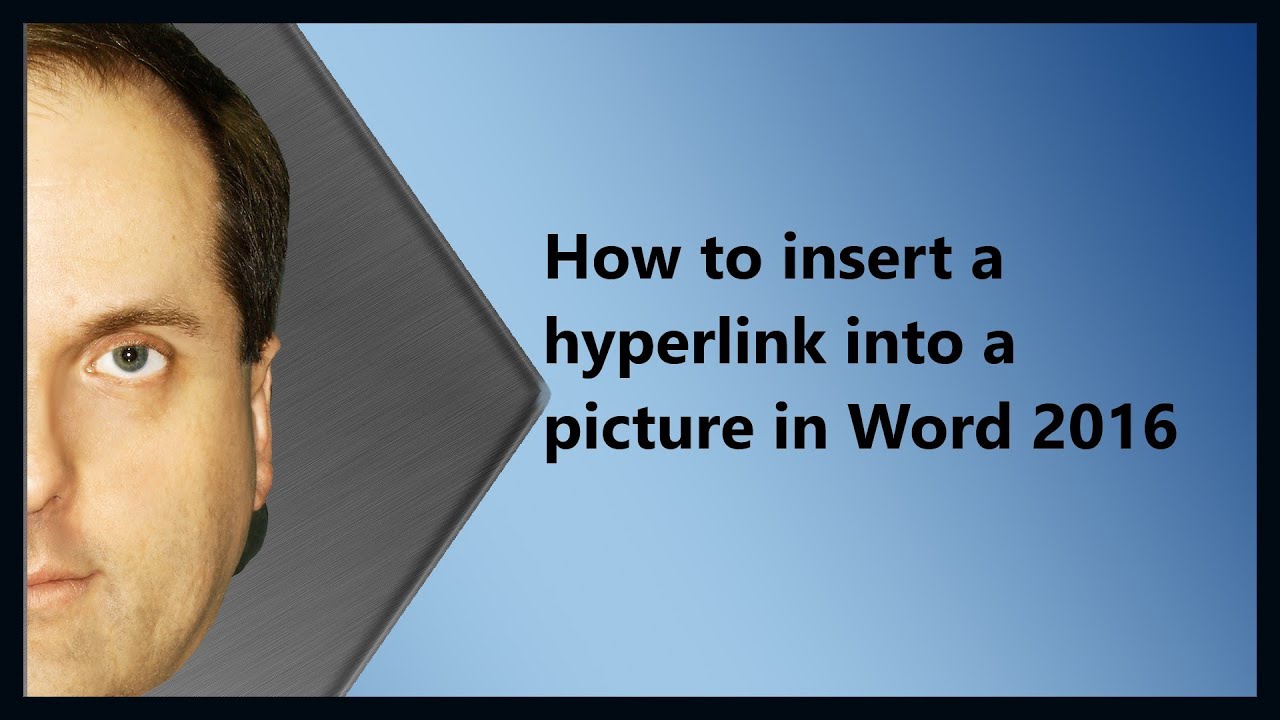 Как вставить гиперссылку в изображение в Word 2016