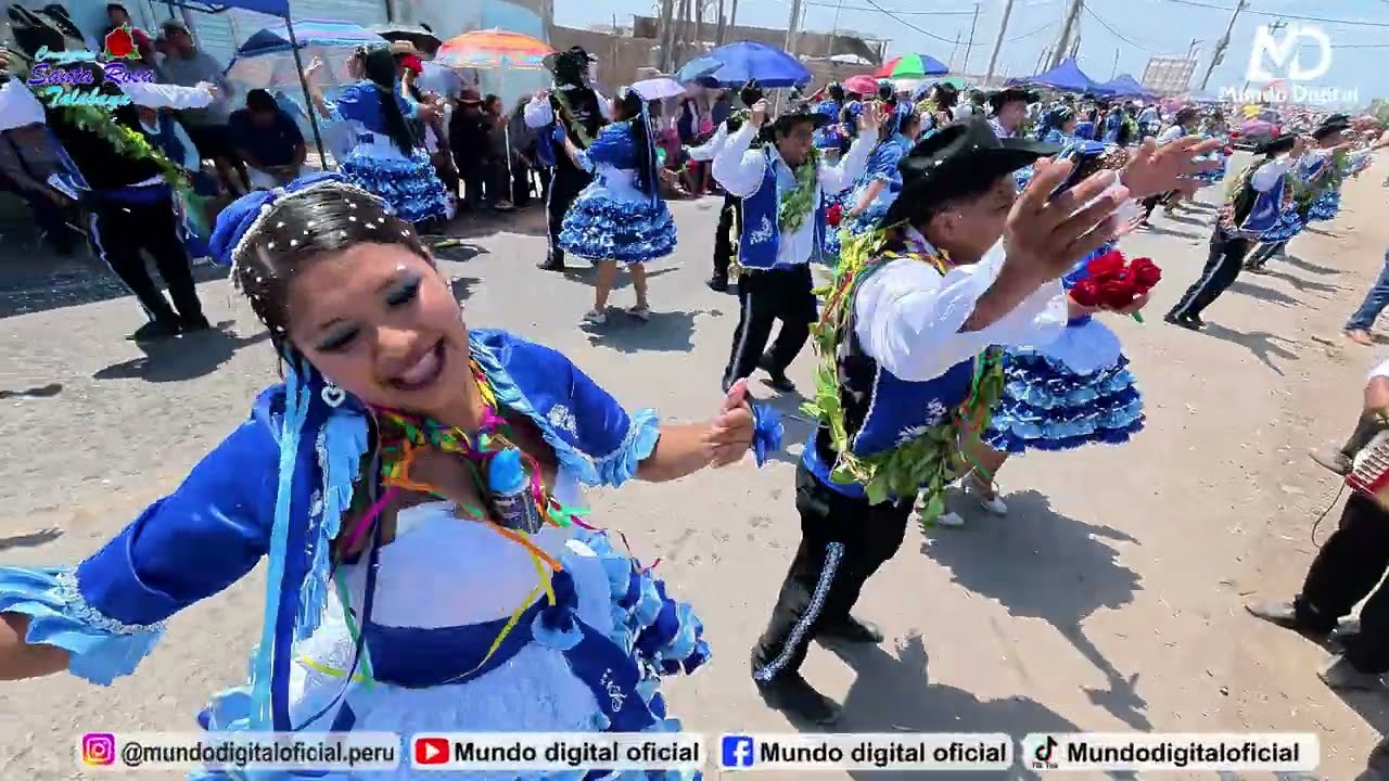 🎉🌊 COMPARSA SANTA ROSA DE TALABAYA brillando en el CARNAVAL PLAYERO LOS PALOS – Tacna Perú 2026 🥁💃