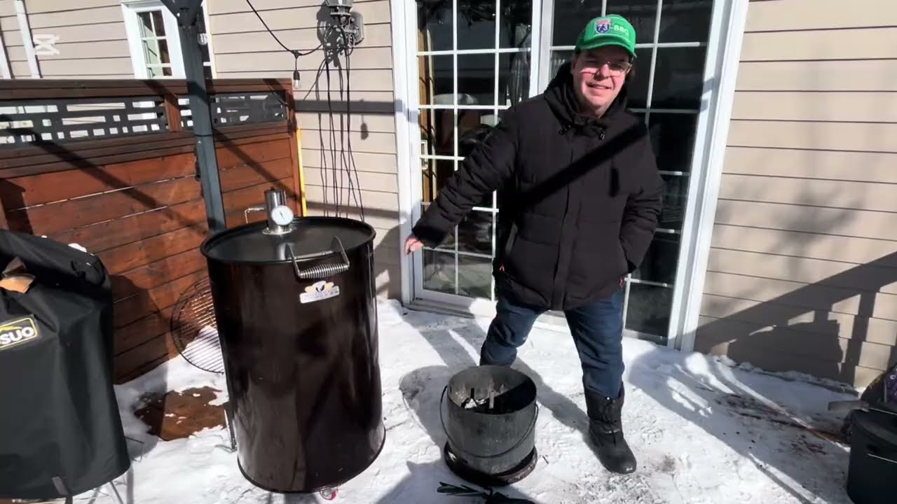How you should light your Hunsaker drum smoker