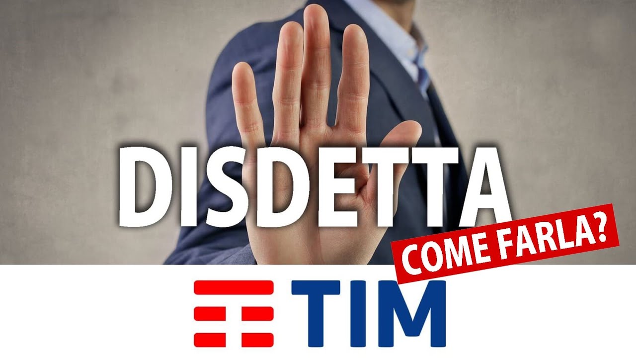 Disdetta Tim Fisso o di Qualunque altro Operatore Telefonico
