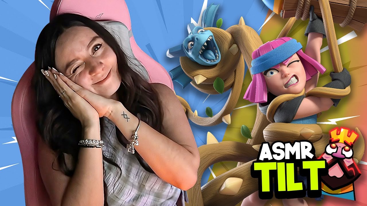 ASMR JUGANDO CLASH ROYALE DE FORMA TILTEANTE 💢💤