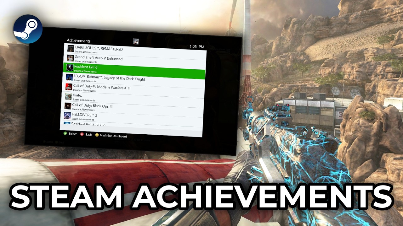 I Added Steam Achievements to the Xbox 360 Dashboard
