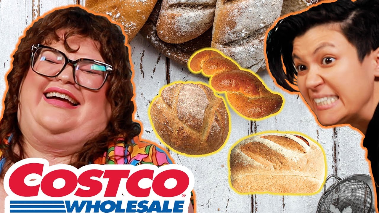 Kristin & Jen Try EVERY COSTCO BREAD | Kitchen & Jorn