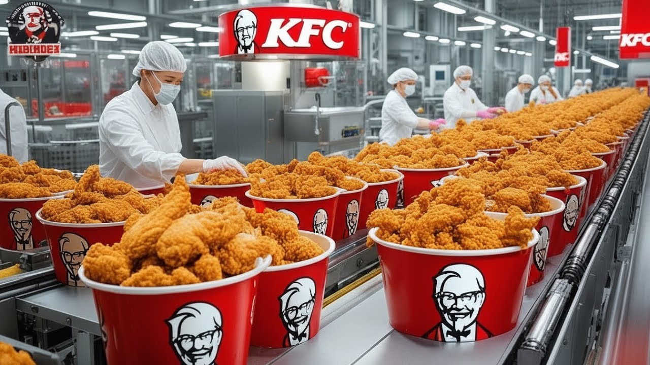 How KFC Makes Millions of Fried Chickens Every Day 🍗  Factory Process