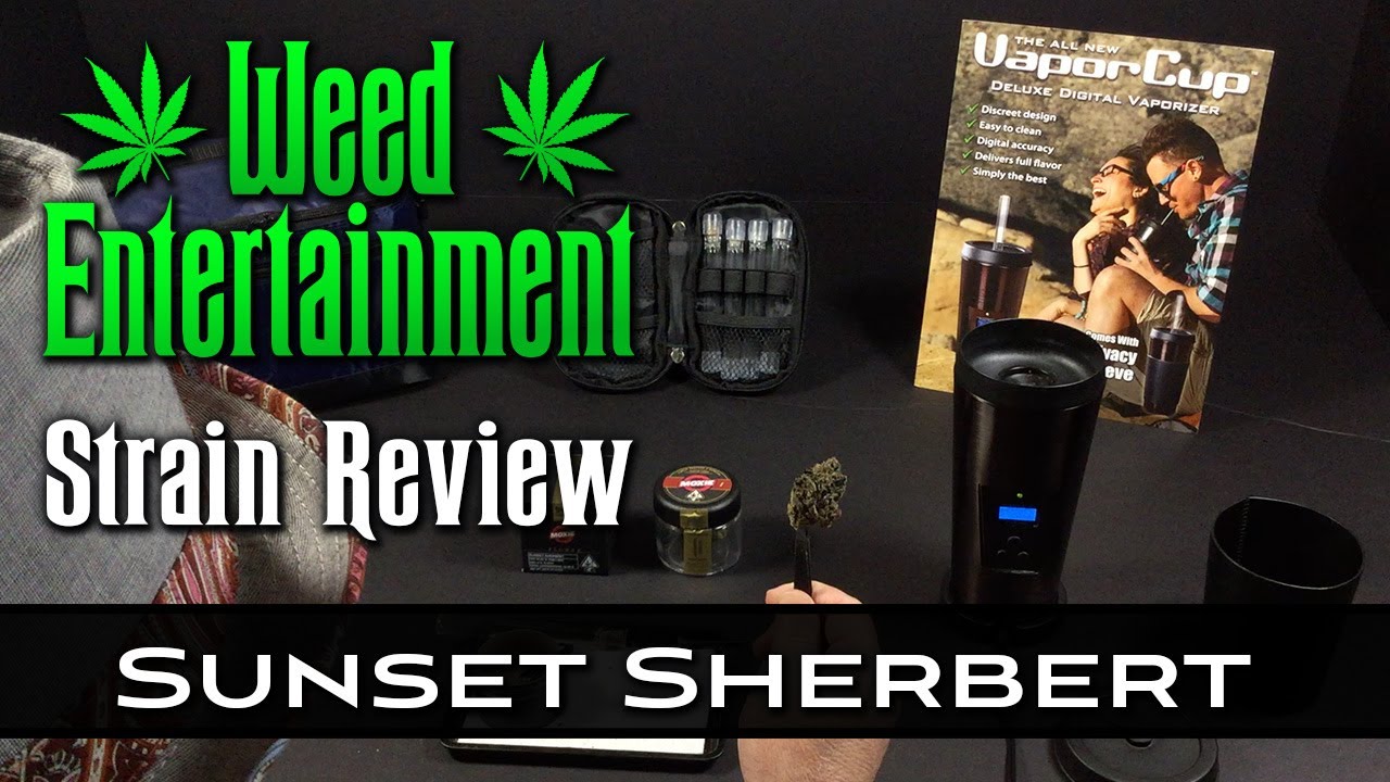 Sunset Sherbert - Indica Hybrid - by Moxie - Strain Review - from Muzeum, Van Nuys Ca