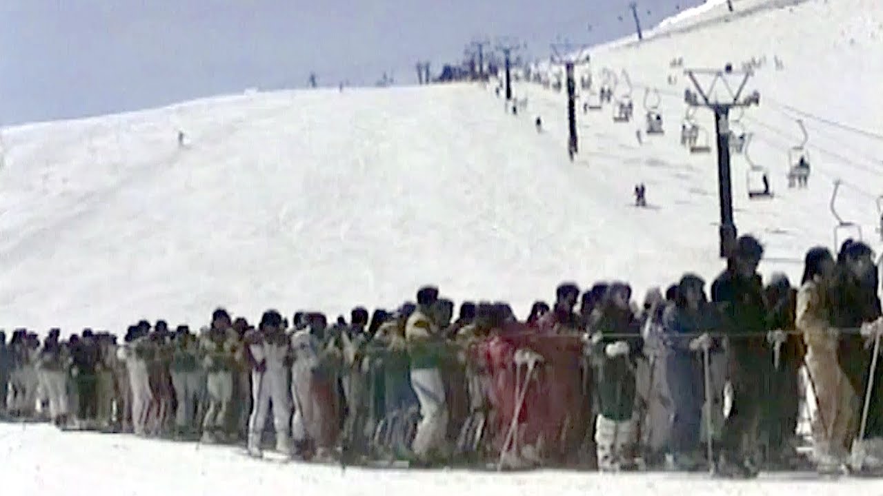 大混雑！スキー全盛期の八方尾根 大特集 Happo-o-ne Ski Resort - Nagano 1990-1992 (HD-60p)