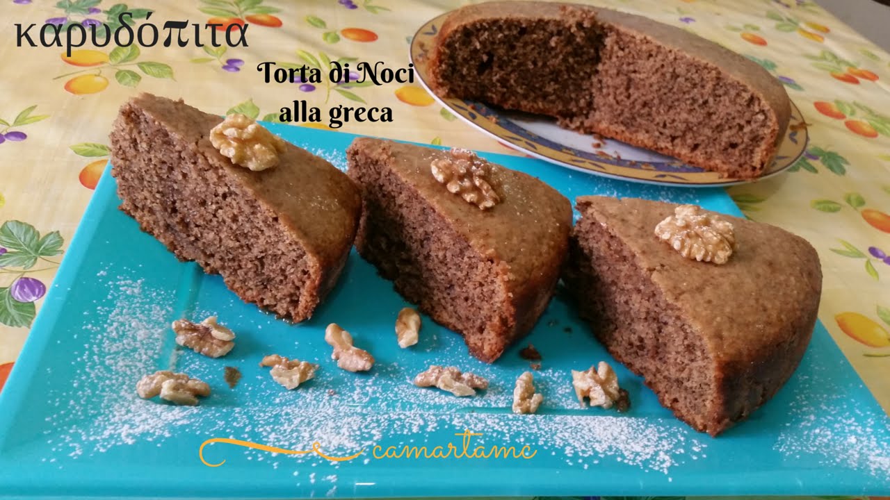 LA KARIDOPITA TORTA DI NOCI ALLA GRECA καρυδόπιτα | BIMBY TM5 Ricette dal mondo