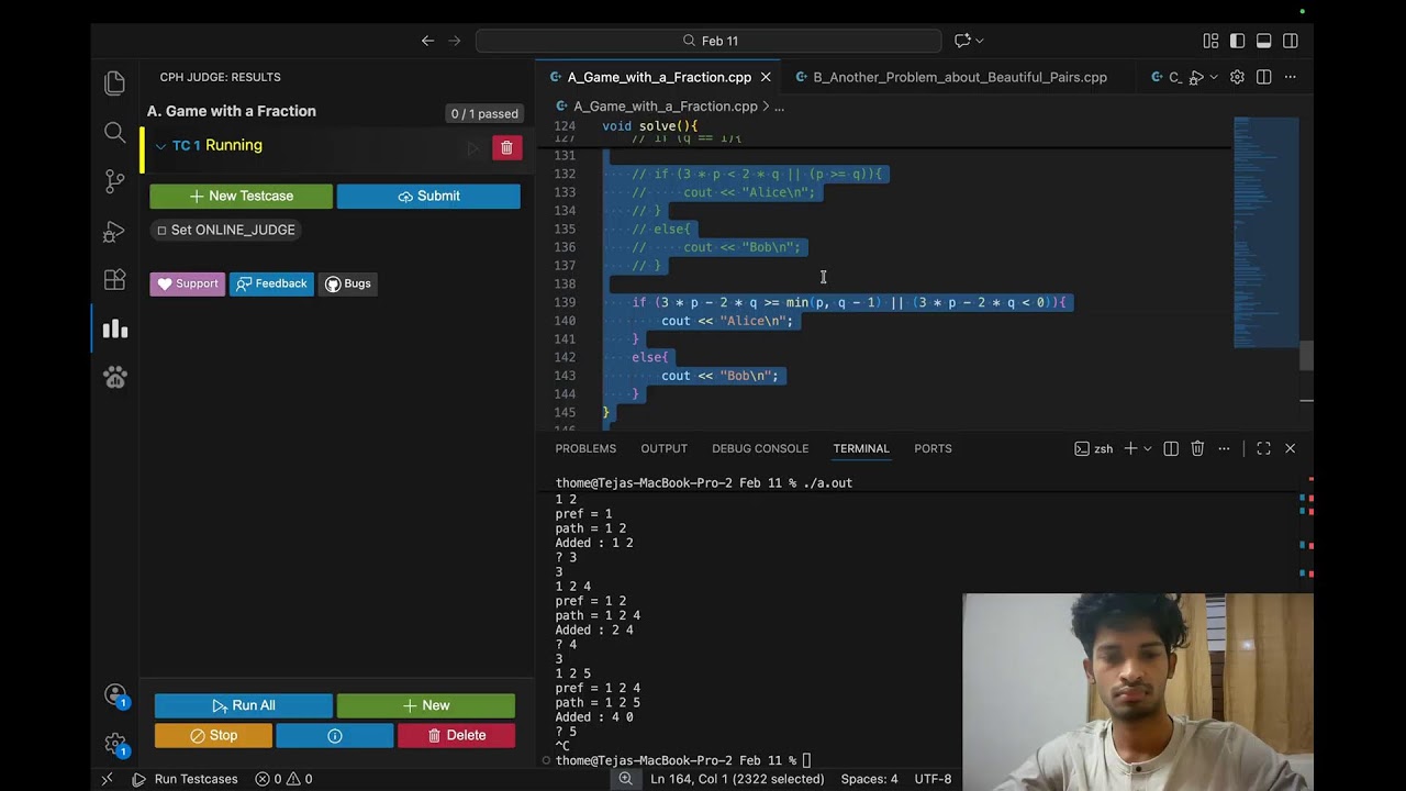 Codeforces Round 1079 (Div. 1) | Teja - Smart | Rated ScreenCast