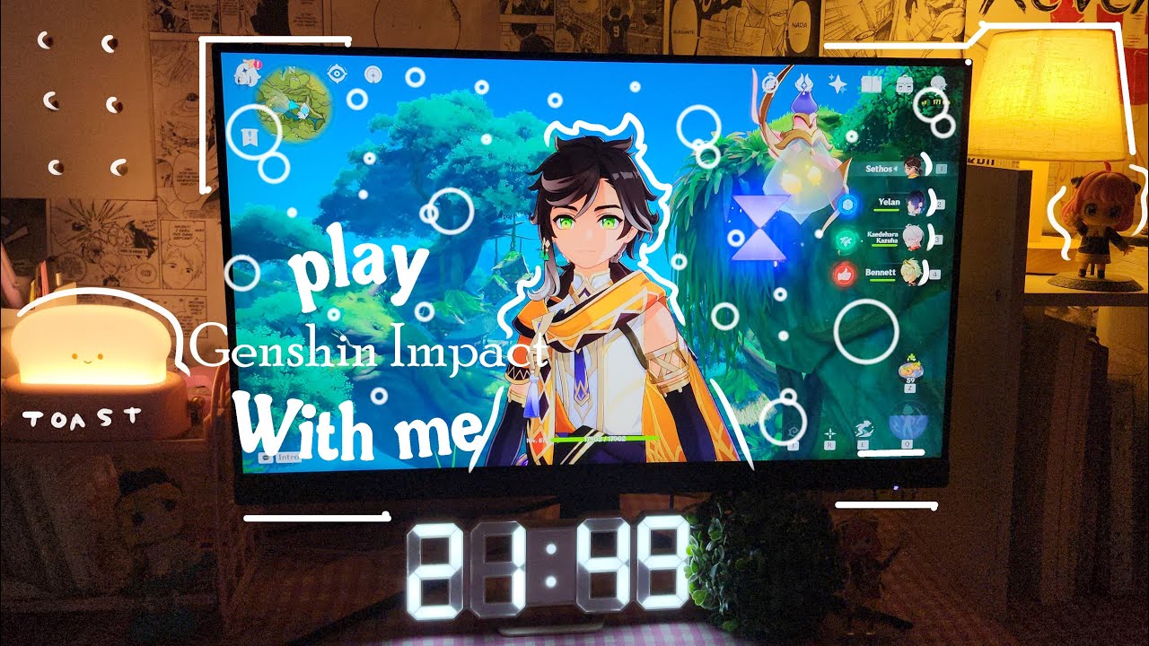 play genshin impact with me // 30 min of gameplay