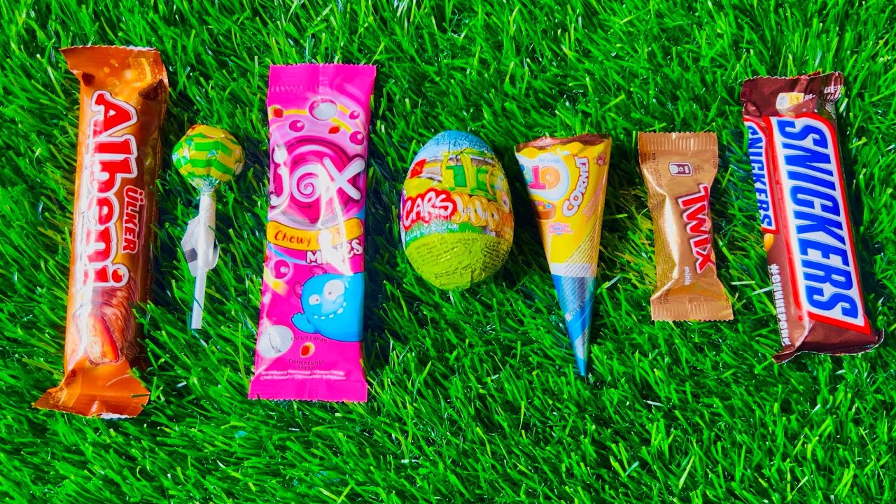 ASMR Popular Candies Unwrapping Sounds | Colorful Sweets Relaxing Video