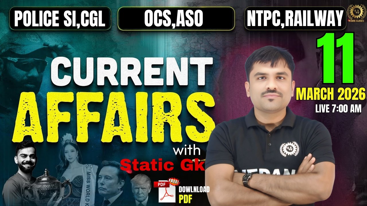 11nd March 2026 Current Affairs | DailyCurrent Affairs For OPSC OCS & All Other Competitive Exams
