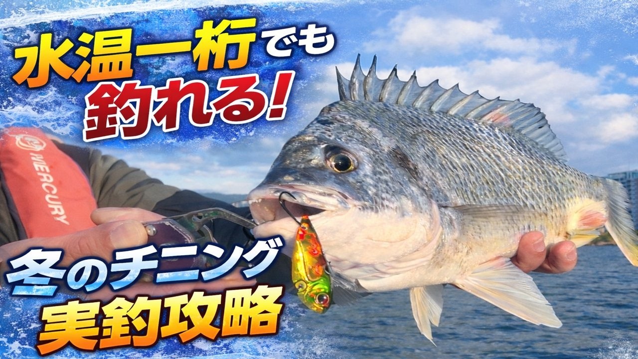 水温一桁でも釣れる！　冬のチニング実釣攻略