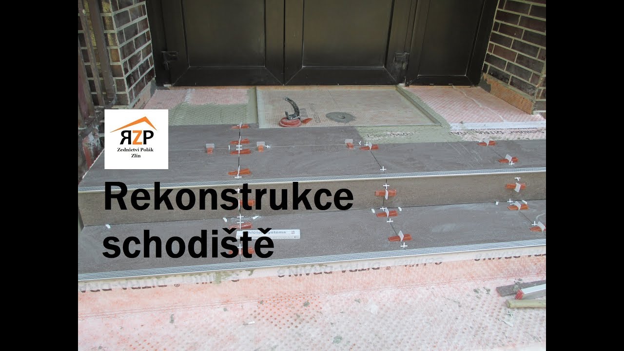 Rekonstrukce schodiště Zlín