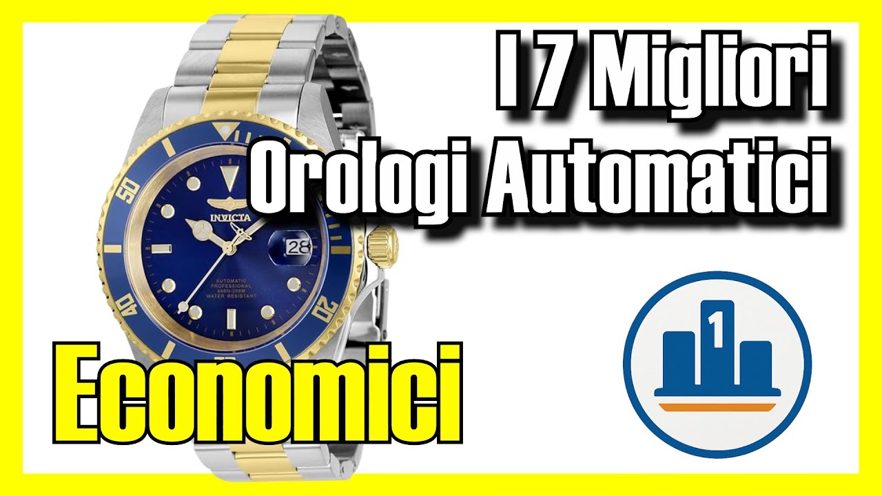 ⌚ I 7 MIGLIORI Orologi Automatici ECONOMICI su Amazon [2026] ✅ [Qualit&agrave;/Prezzo] uomo