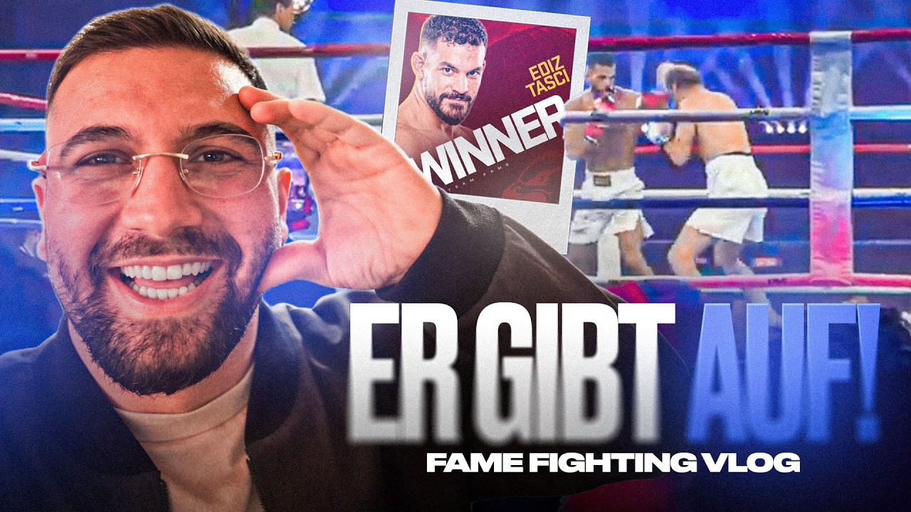 SEIN GEGNER GIBT AUF 😱🔥 EDIZ & MCKYTV FAME FIGHTING KAMPF VLOG 🥊